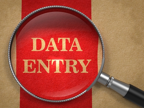 Data entry is a prime candidate for simpler solutions.